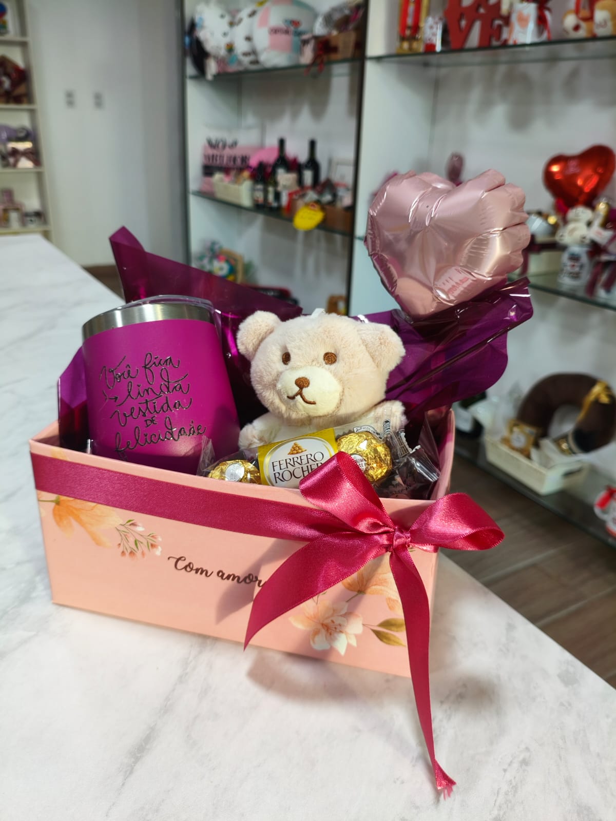 Cesta Romance Pink