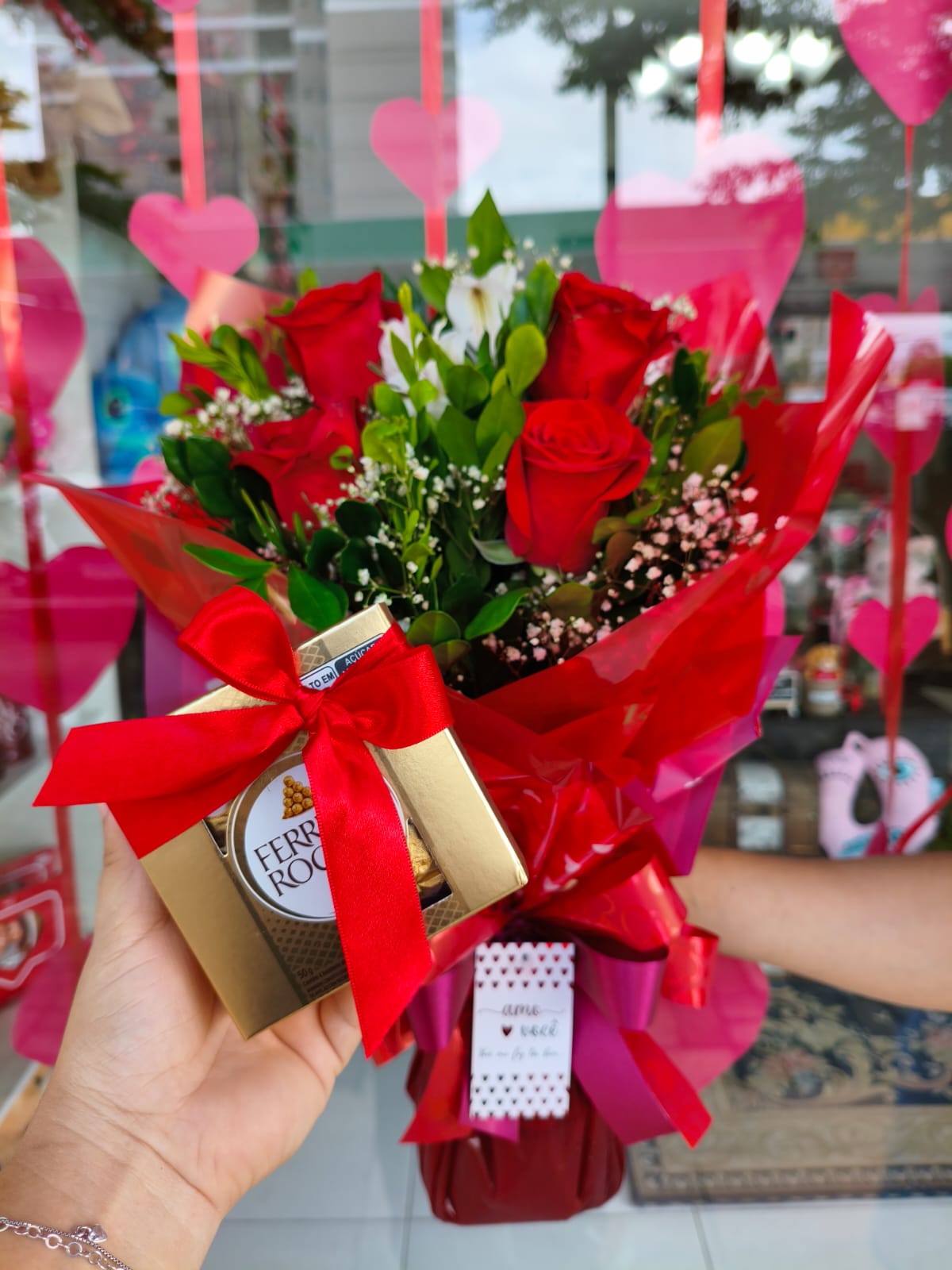 Buqu� Amor em detalhe