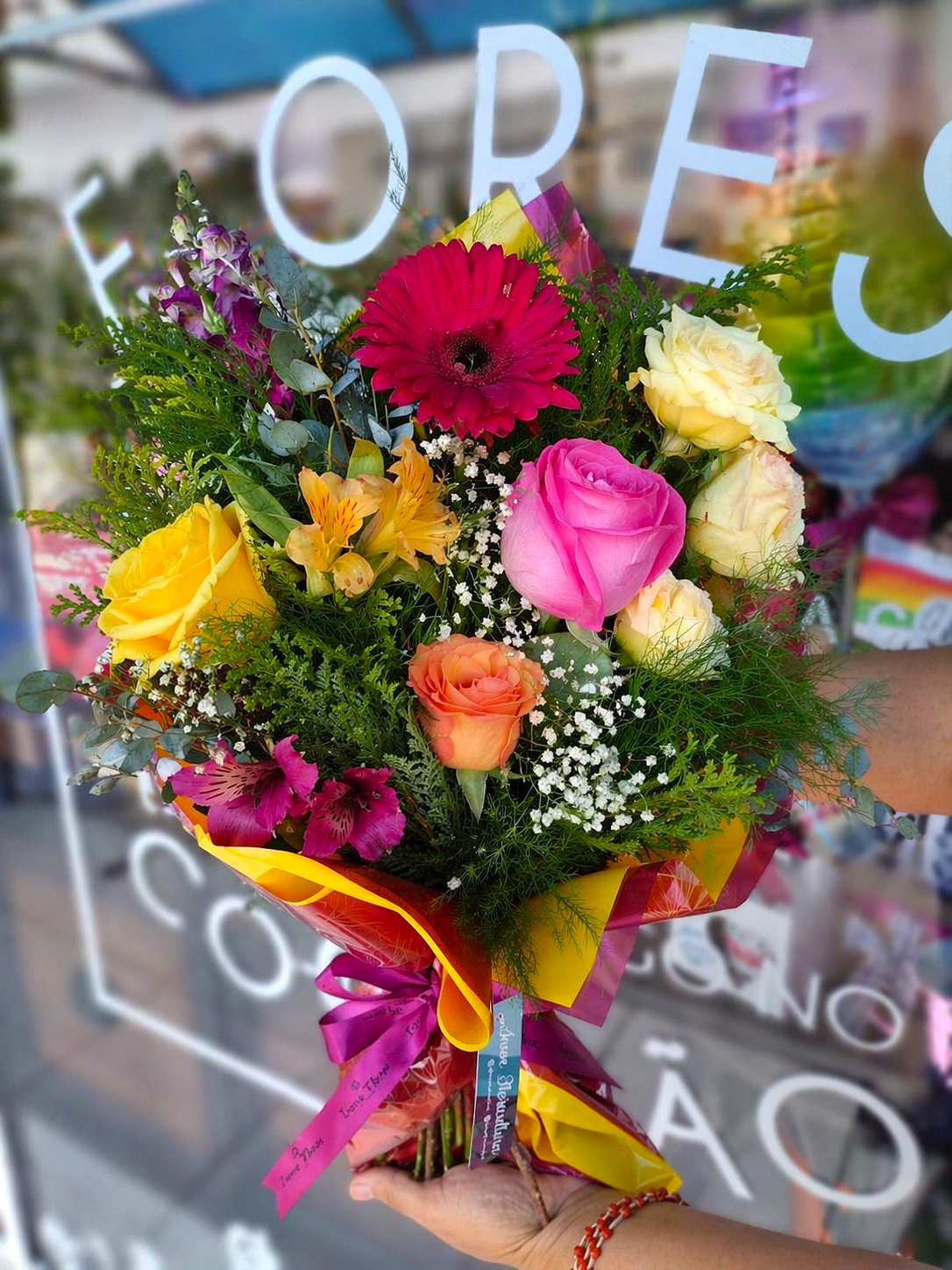 Mini buque mix de flores